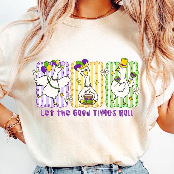 Tops - Funny Unisex Tee, Let The Good Times Roll Shirt